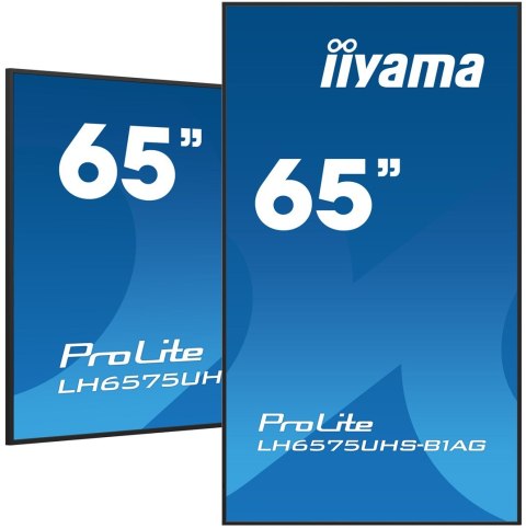 Monitor Iiyama ProLite LH6575UHS-B1AG - 65" - Płaski ekran - 163.8 cm