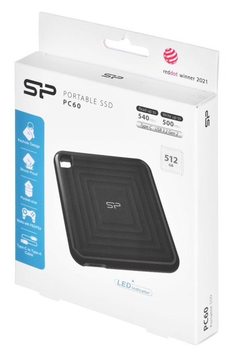Silicon Power PC60 512 GB Czarny