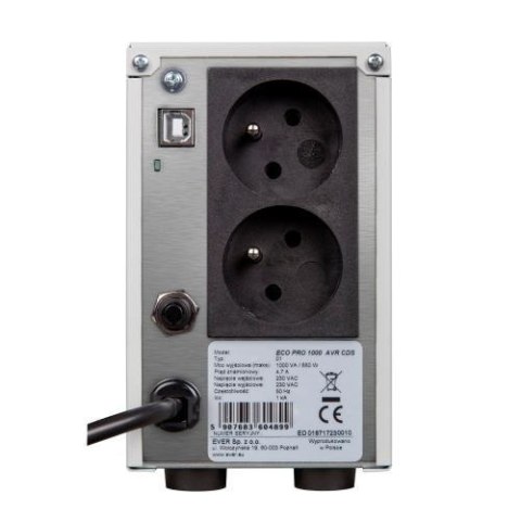 Zasilacz Ever ECO PRO W/EAVRTO-000K70/00 (700VA) (WYPRZEDAŻ)