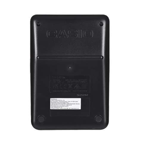 Casio Kalkulator biurowy MS-8F, 8-cyfrowy, 103x147x28,8mm, czarny
