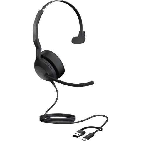 Zestaw słuchawkowy Jabra Evolve2 50 MS Mono USB C/A, bez Bluetooth