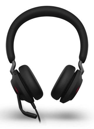 Jabra Evolve2 40 SE Zestaw słuchawkowy Przewodowa Opaska na głowę Połączenia/muzyka USB Type-C / USB Type-A Czarny