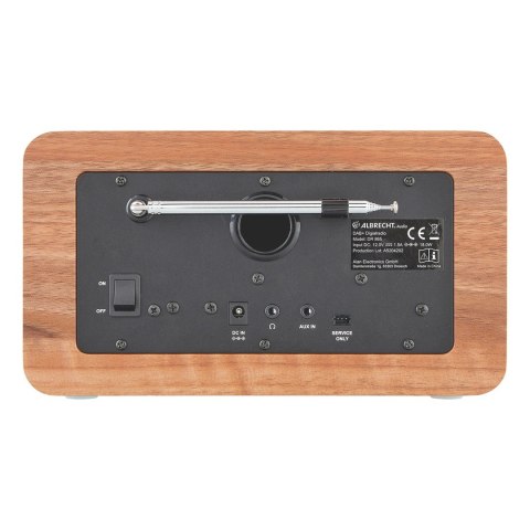 Radio cyfrowe Albrecht DR 865 Senior, drewno