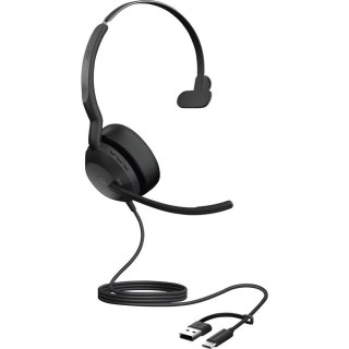 Zestaw słuchawkowy Jabra Evolve2 50 MS Mono USB C/A, bez Bluetooth