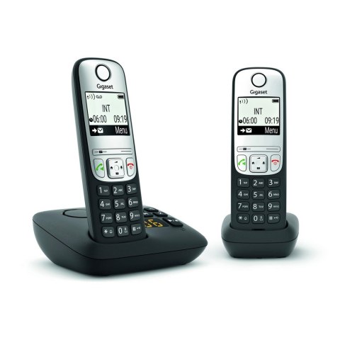 DECT Schnurlostelefon schwarz Gigaset A690 A Duo