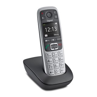 Gigaset E560 wewnętrzny telefon bezprzewodowy z dużymi przyciskami - platynowy