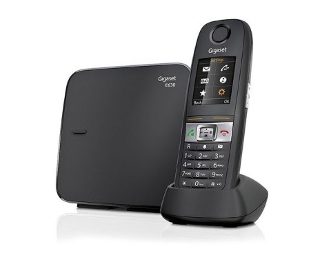 Gigaset E630 wewnętrzny duża klawiatura telefoniczna bezprzewodowa IP65