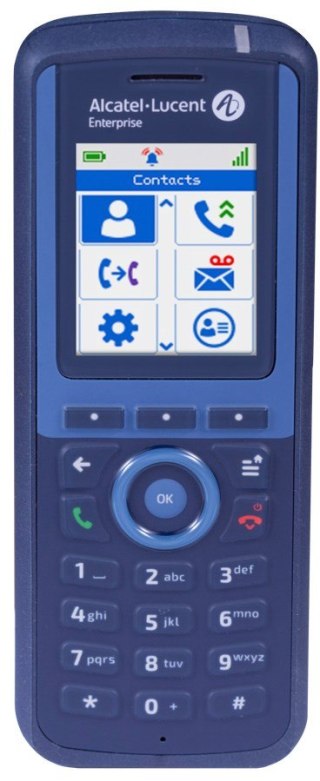 Słuchawka Alcatel-Lucent 8254 DECT, zaczep do baterii i paska