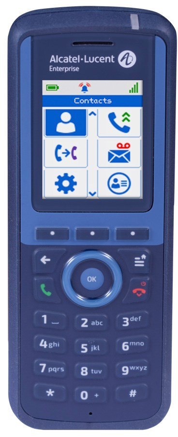 Słuchawka Alcatel-Lucent 8254 DECT, zaczep do baterii i paska