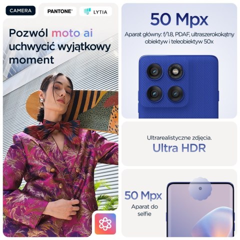 Smartfon Motorola XT2507-1 Moto Edge 60 Pro 5G 12GB RAM 512GB - Niebieski