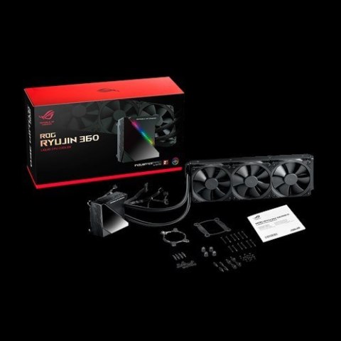 ASUS ROG RYUJIN 360 Procesor Chłodnica cieczy all-in-one 12 cm Czarny 1 szt.