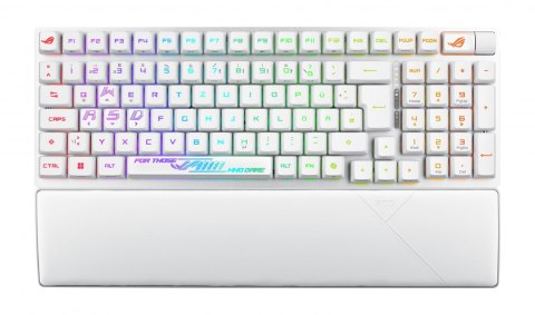 Klawiatura Asus ROG Strix Scope II 96 RX Wireless WHT