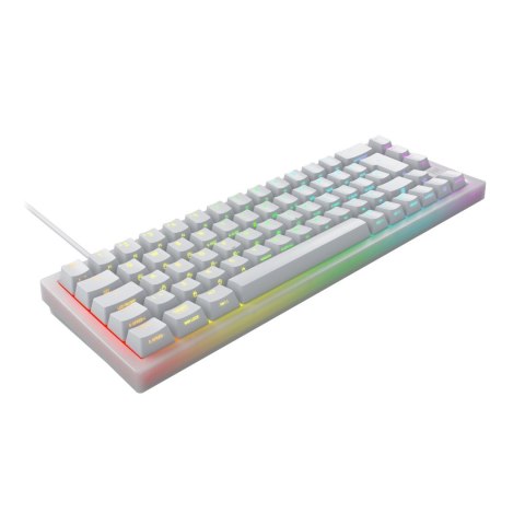 Klawiatura CHERRY XTRFY TAS K5V2 Przewodowy DE-Layout weiĽ MX Czerwony