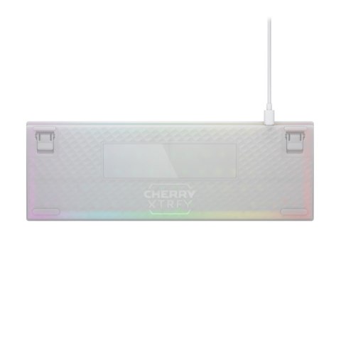 Klawiatura CHERRY XTRFY TAS K5V2 Przewodowy DE-Layout weiĽ MX Czerwony