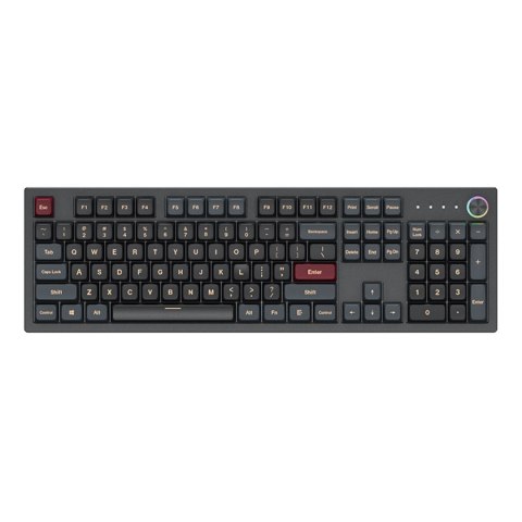Montech MKey klawiatura Gaming USB Ciemny Szary