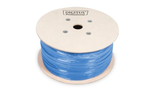 Kabel instalacyjny DIGITUS kat.6A, U/FTP, Eca, AWG 23/1, LSOH, 305m, niebieski, karton