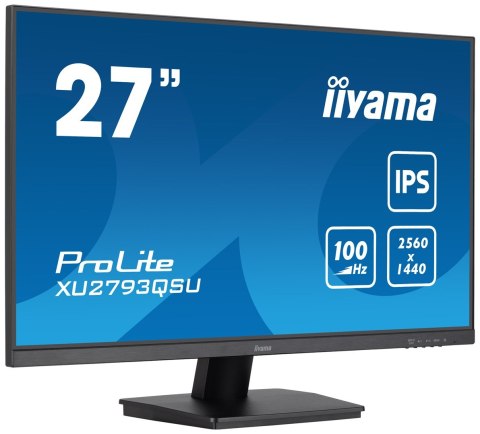Monitor iiyama ProLite XU2793QSU-B7 27" - Płaski ekran - 68,6 cm