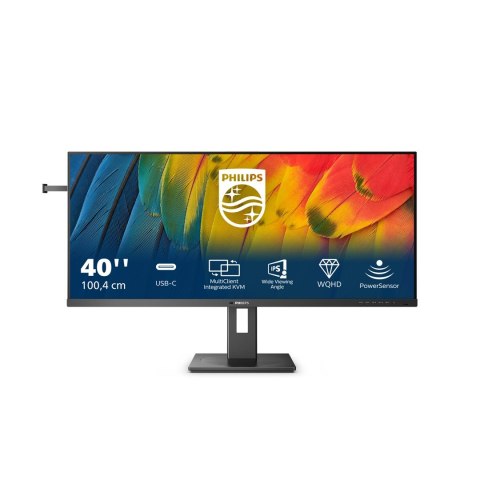 Philips 5000 series 40B1U5600/00 monitor komputerowy 101,6 cm (40") 3440 x 1440 px Wide Quad HD LCD Czarny
