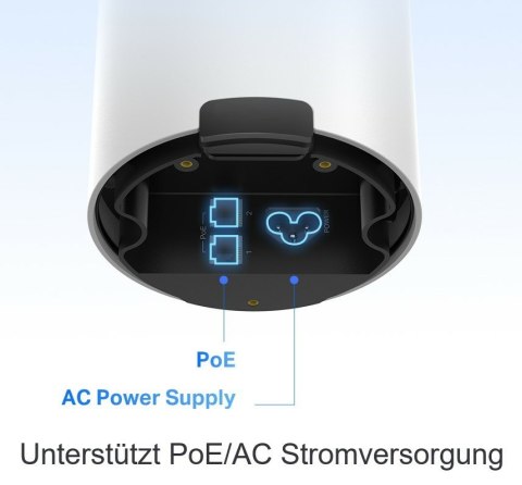 TP-Link Deco X50-Outdoor Dual-band (2.4 GHz/5 GHz) Wi-Fi 6 (802.11ax) Biały 1 Wewnętrzne