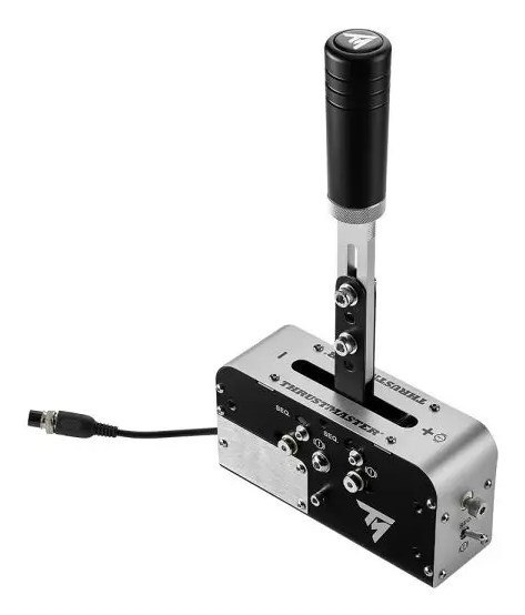 Thrustmaster 4060306 kontroler gier Czarny, Srebrny USB Hamulec ręczny PC, PlayStation 4, PlayStation 5, Xbox One, Xbox One S, X