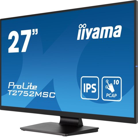 Iiyama ProLite T2752MSC-B1 monitor komputerowy 68,6 cm (27") 1920 x 1080 px Full HD LED Ekran dotykowy Czarny