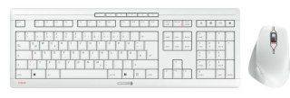 CHERRY JD-8550DE-0 klawiatura Dołączona myszka Dom/Biuro RF Wireless QWERTZ Niemiecki Biały