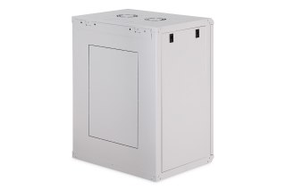 Digitus Szafa sieciowa wisząca DYNAmic 19" 16U rack 600x450, drzwi szyba, szary, niedzielona, złożona, 60kg