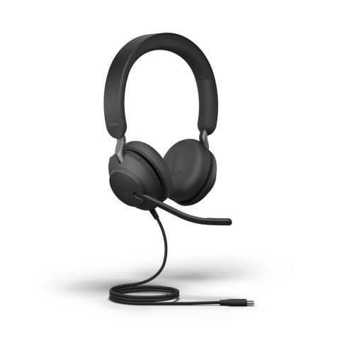 Jabra Evolve2 40 SE Zestaw słuchawkowy Przewodowa Opaska na głowę Połączenia/muzyka USB Typu-A Czarny