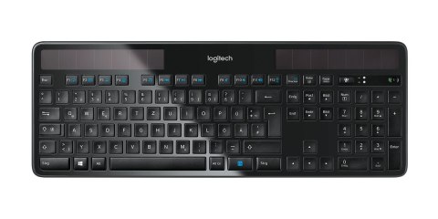 Logitech Wireless Solar Keyboard K750 klawiatura Uniwersalne RF Wireless QWERTZ Niemiecki Czarny
