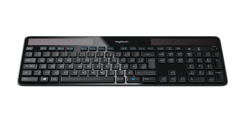 Logitech Wireless Solar Keyboard K750 klawiatura Uniwersalne RF Wireless QWERTZ Niemiecki Czarny