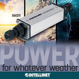GIGABITOWY EXTENDER SYGNAŁU POE/POE+ 1-PORTOWY ZEWNĘTRZNY