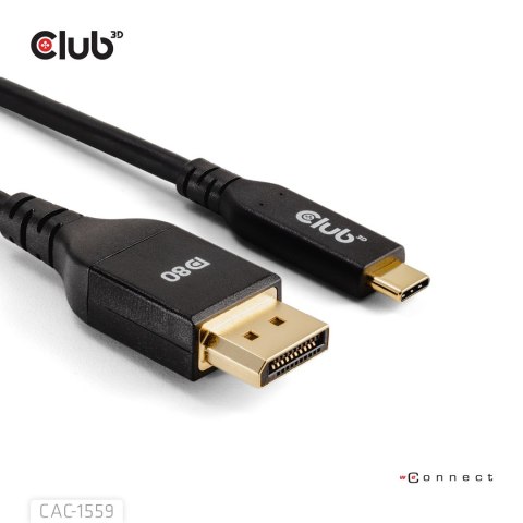 Kabel USB-C to DP 1M/M/M CAC-1559 Club3D