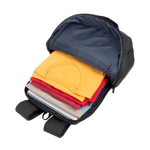 Plecak do notebooka 15,6" RIVACASE ECO Tegel 8435, czarny, z ekologicznego, wodoodpornego materiału z recyklingu (rPET)