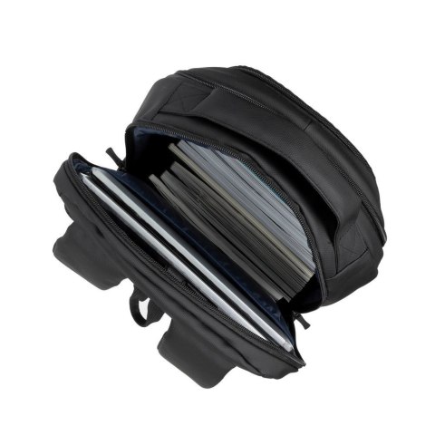 Plecak do notebooka 15,6" RIVACASE ECO Tegel 8435, czarny, z ekologicznego, wodoodpornego materiału z recyklingu (rPET)