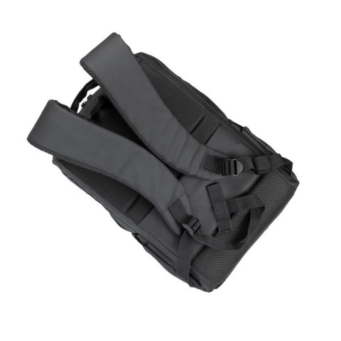 Plecak do notebooka 15,6" RIVACASE ECO Tegel 8435, czarny, z ekologicznego, wodoodpornego materiału z recyklingu (rPET)
