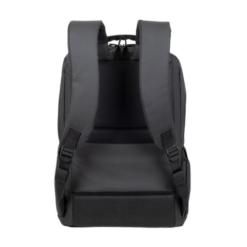 Plecak do notebooka 15,6" RIVACASE ECO Tegel 8435, czarny, z ekologicznego, wodoodpornego materiału z recyklingu (rPET)