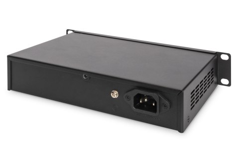 Digitus 16-portowy przełącznik Gigabit Ethernet DN-80115 Niezarządzalny zasilacz do montażu w szafie typu Wewnętrzny