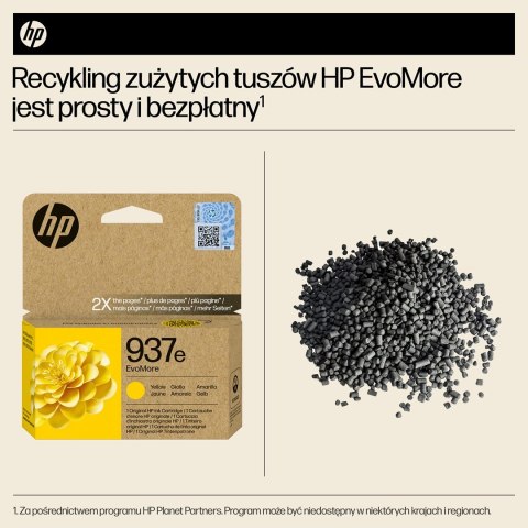 HP 937E EVOMORE YELLOW/EN/DE/PL/CZ INK CARTRIDGE