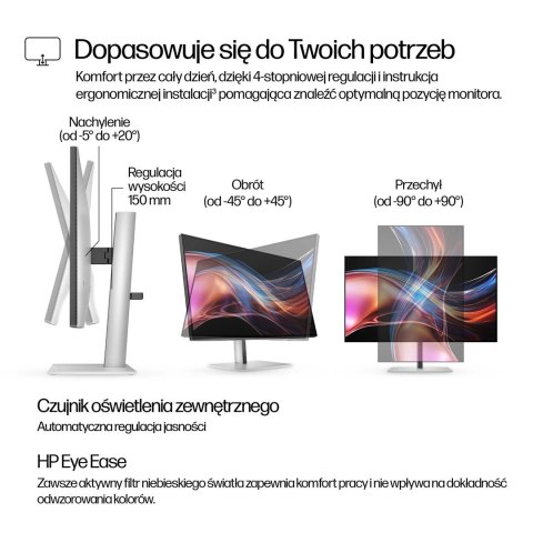 HP S7 PRO 727PU 27 ZOLL 16:9/2560X1440 IPS 400CD 2000:1 USB-C