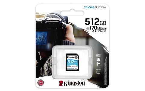 MEMORY SDXC 512GB UHS-I/SDG3/512GB KINGSTON