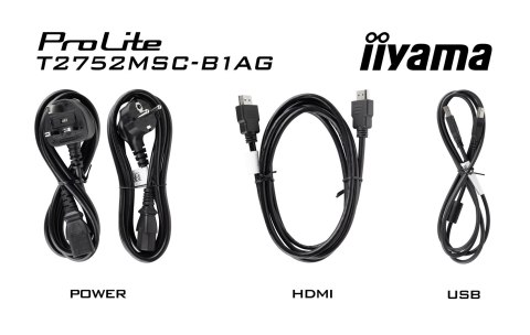 Monitor dotykowy 27" IIYAMA T2752MSC-B1AG 68,6 cm 16:9 HDMI+DP IPS