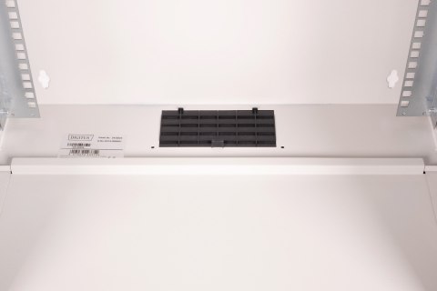 Szafa sieciowa wisząca 19" 12U, SOHO PRO 595 x 540 x 400 mm, drzwi szyba, szary, niezłożona, 60kg