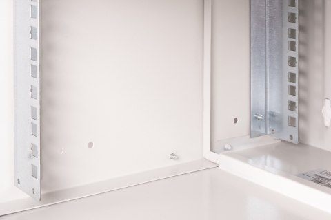 Szafa sieciowa wisząca 19" 4U, SOHO PRO 240 x 540 x 400 mm, drzwi szyba, szary, niezłożona, 60kg