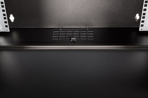 Szafa sieciowa wisząca 19" 9U, SOHO PRO 460 x 540 x 400 mm, drzwi szyba, czarny, niezłożona, 60kg