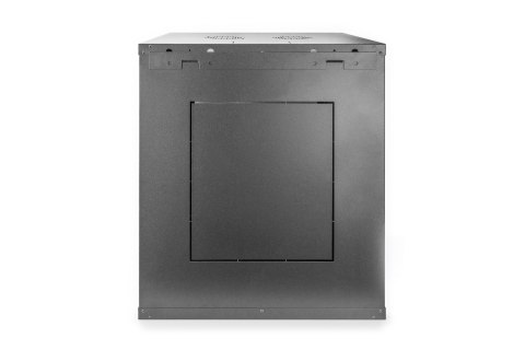 Szafa sieciowa wisząca DYNAmic 19" 16U rack 600x600, drzwi szyba, czarny, niedzielona, złożona, 60kg