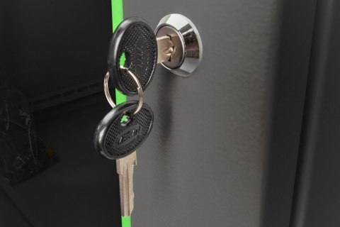 Szafa sieciowa wisząca DYNAmic 19" 9U rack 600x600, drzwi szyba, czarny, niedzielona, złożona, 60kg