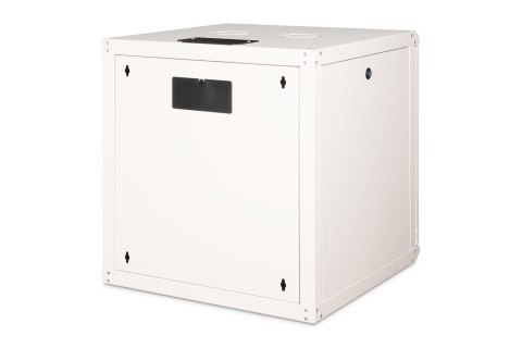 Szafa sieciowa wisząca Unique 19" 12U rack 600x600, drzwi szyba, szary, niedzielona, złożona, 100kg