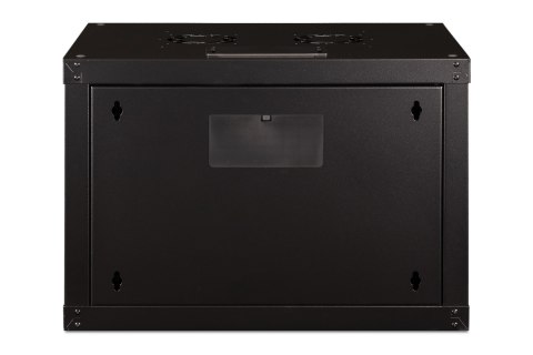 Szafa sieciowa wisząca Unique 19" 7U rack 600x450,drzwi szyba, czarny, niedzielona, złożona, 100kg