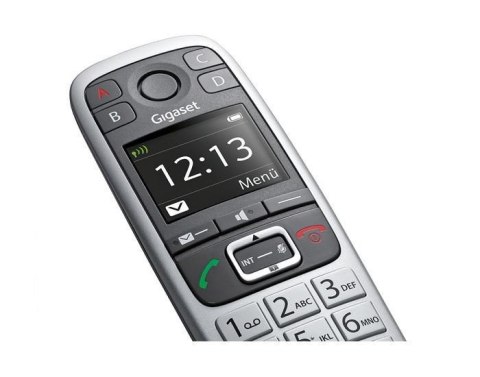 Gigaset E560 telefon Telefon w systemie DECT Nazwa i identyfikacja dzwoniącego Czarny, Srebrny