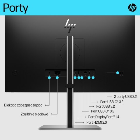 HP E-Series Monitor E27k G5 4K USB-C